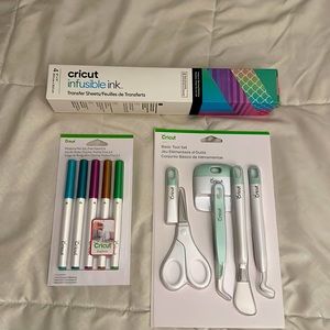 Cricut basic tools , pens & transfer paper
